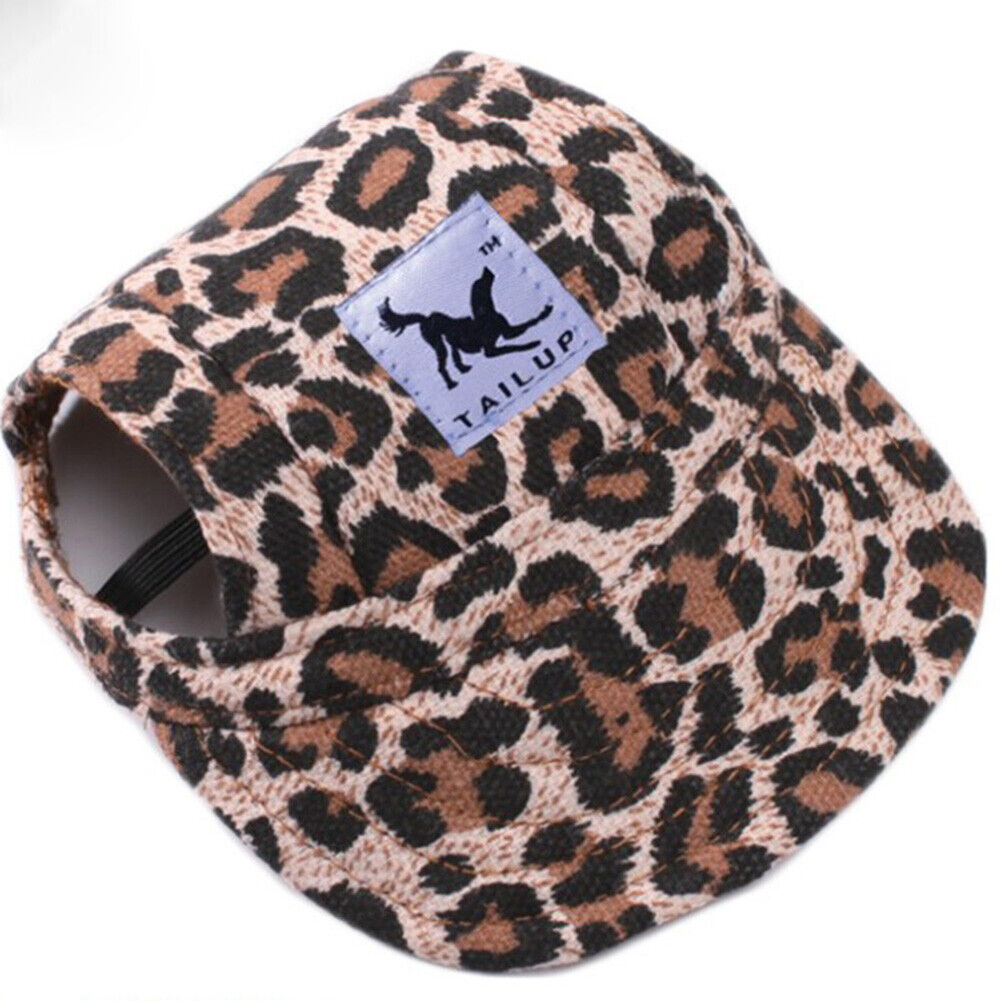 Dog Sun Hat Pet Baseball Cap Adjustable Sunscreen Ear Holes Visor Cap S-XL size!