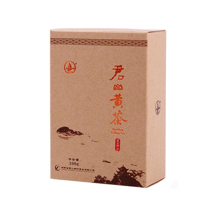 Junshan Yellow Tea Tian Zhi Yun Compressed Hunan Huang Cha Junshan Yinzhen 100g