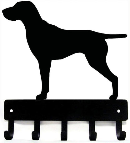 German Shorthaired Pointer Dog - Key Hooks & Keychain Holder - Metal Wall Art