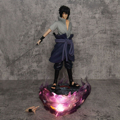 Anime Naruto Figure set Sasuke Kakashi Might Guy PVC Action Figure Statue Model