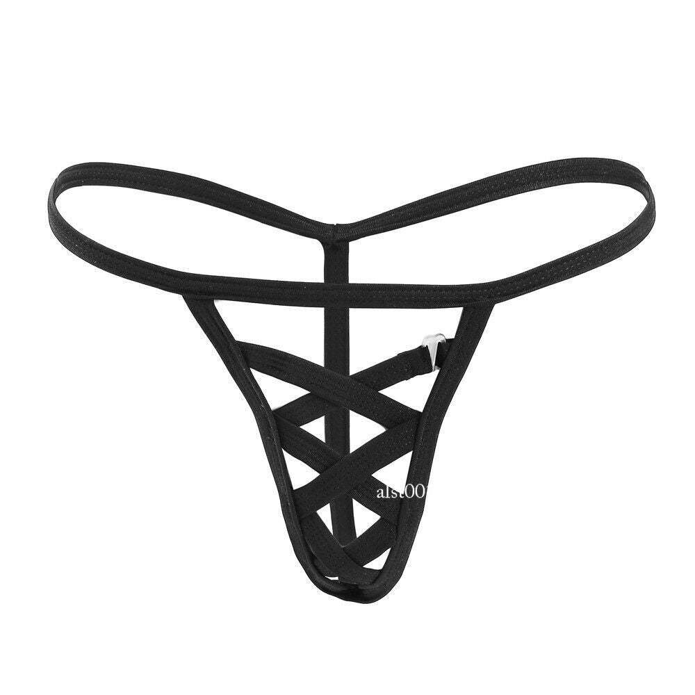 Sexy Mens G-String Underwear Jockstrap Pouch Bikini Briefs T-back Thong panties