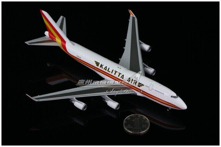 1:400 JC Wings KALITTA AIR BOEING 747-400BCF Freighter Diecast Airplane Model