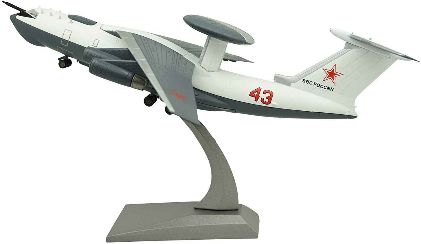 1:200 Beriev A-50M AWACS Early Warning Airplane Metal Diecast Plane Model USSR