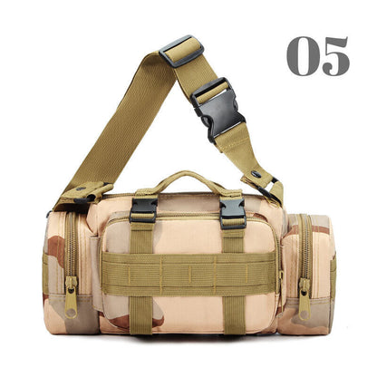 Men's Military Tactical Waist Bag Outdoor Camping Shoulder Chest Bag Fanny Pack