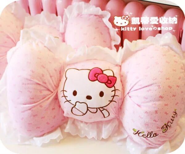 Hello Kitty Candy Plush Throw Pillow Car Cushion Waist Cushion Headrest