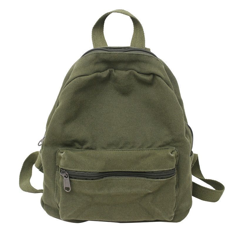 Canvas Women Backpack Small School Bags Rucksack Student Traveling 25*10*29 CM