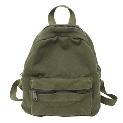 Canvas Women Backpack Small School Bags Rucksack Student Traveling 25*10*29 CM