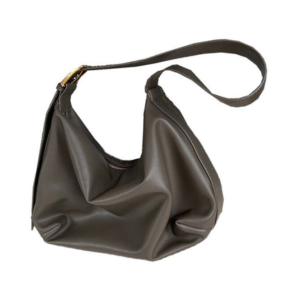Large Capacity Shoulder Bag Fashion Soft PU Leather Handbag Tote Crossbody Bag