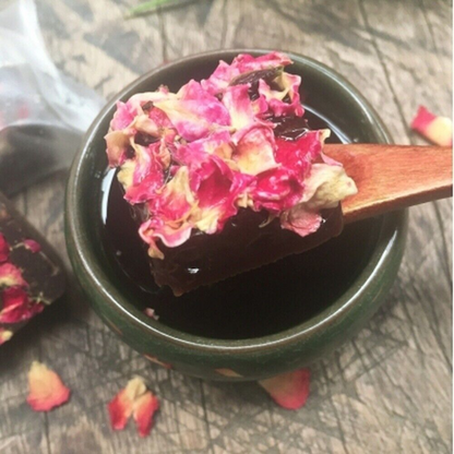Brown Sugar Rose Ginger Tea 500g 云南黑糖块单独小包装纯老手工调理土红糖正品气血红糖姜茶