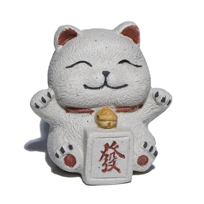 1Pc Chinese Yixing Purple Clay Fortune Cat Tea Pet Toys Tea Statue Ornaments