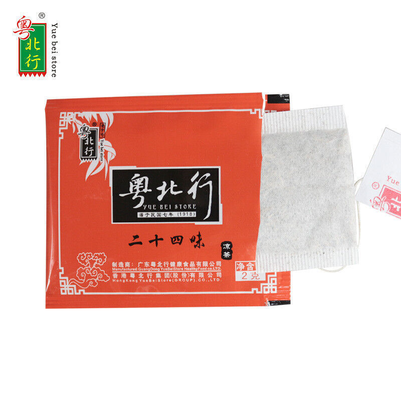 China Health Tea粤北行 廿四味200g/袋er Shi Si Wei Cha 無糖 中草药凉茶包 Herbal Tea 二十四味廣東24味涼茶