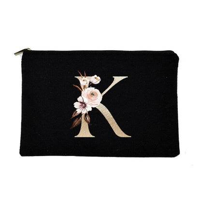 Makeup Bag Letter Print Traveling Case Organizer Storage Pouch Purse 14*22*14 CM