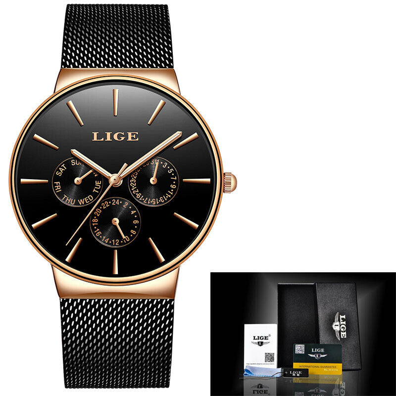 Watch for Women Luxury Jewelry Steel Quartz Wristwatches Gift for Ladies Present