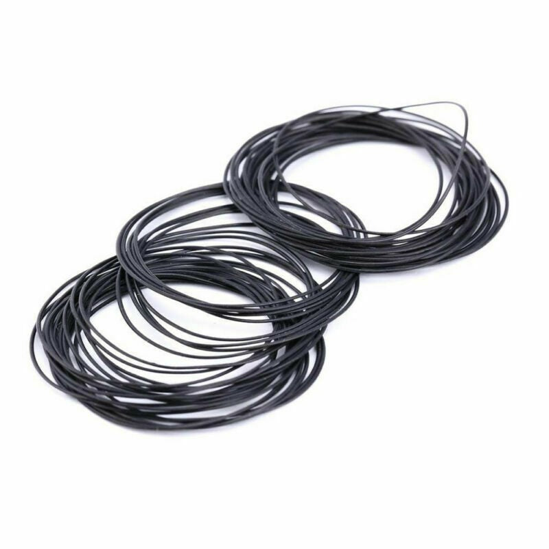 10 Sizes 500Pcs Dia 0.8mm 31-40mm Rubber O-Ring Watch Back Cover Seal Gaskets