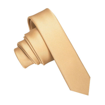 Men Casual Necktie 4cm Silk Solid Twill Ties Classic Women Lounge Suit Accessory