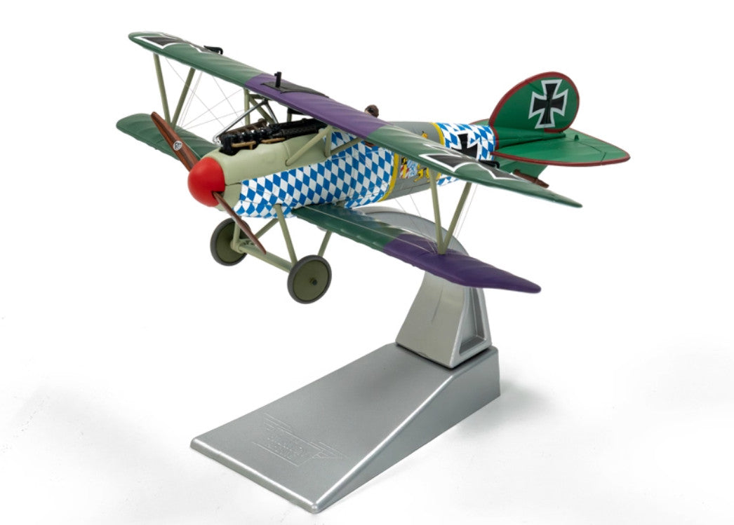 1:48 Corgi Albatros D.V fighter Leutnant R. Wolf Biplane Fighter Diecast Model