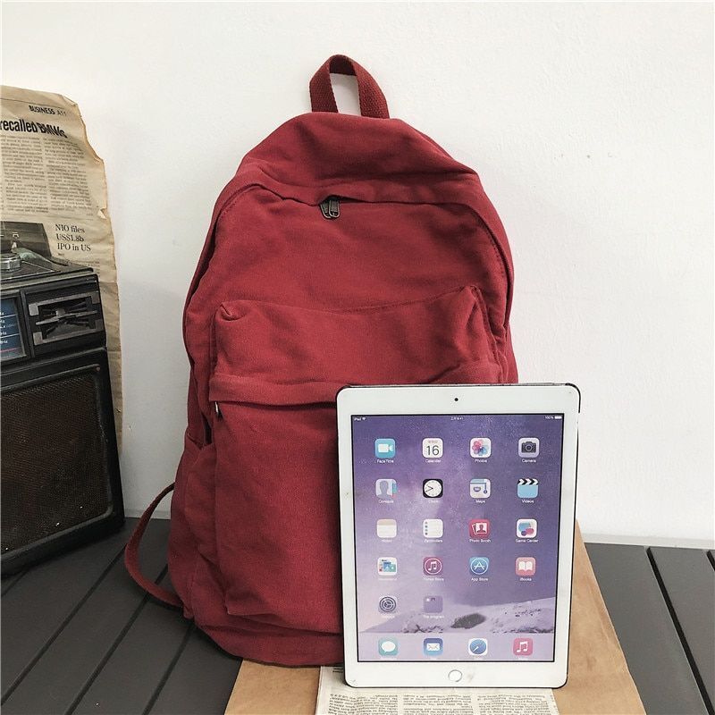Large Rucksack Casual Student Backpacks Computer School Bags 32*13*41 CM Canvas