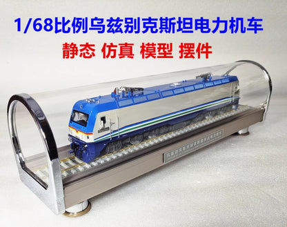 1:87 Uzbekistan National Railway Freight Electric Locomotive Train Diecast Model