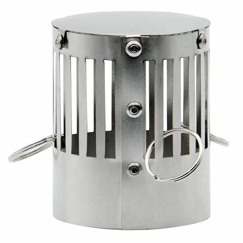 Titanium Wood Stove Spark Arrester Anti-sag Glass Panel Chimney anti-scalding 80