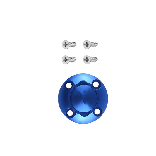 Blue Alloy Round Fuel Dot Cap Oil Tank Plug For RC Airplane Aircraft Model cc