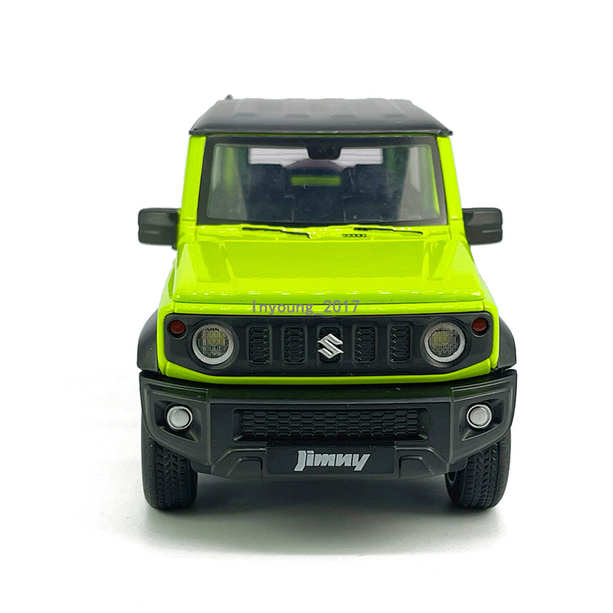 Suzuki Jimny 1:24 Diecast Model Car Toy Vehicle Doors Open Light Sound Green