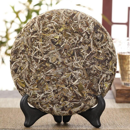 300g Fuding White Peony White Tea High Mountain Flower Fragrance Bai Cha Cake