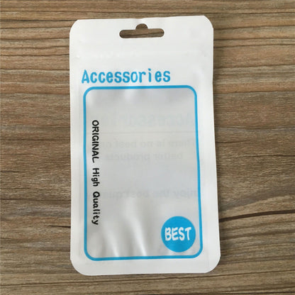 Plastic Hang Hole Bag Matte Self Seal Bag Retail Packaging Pouch For Accessories