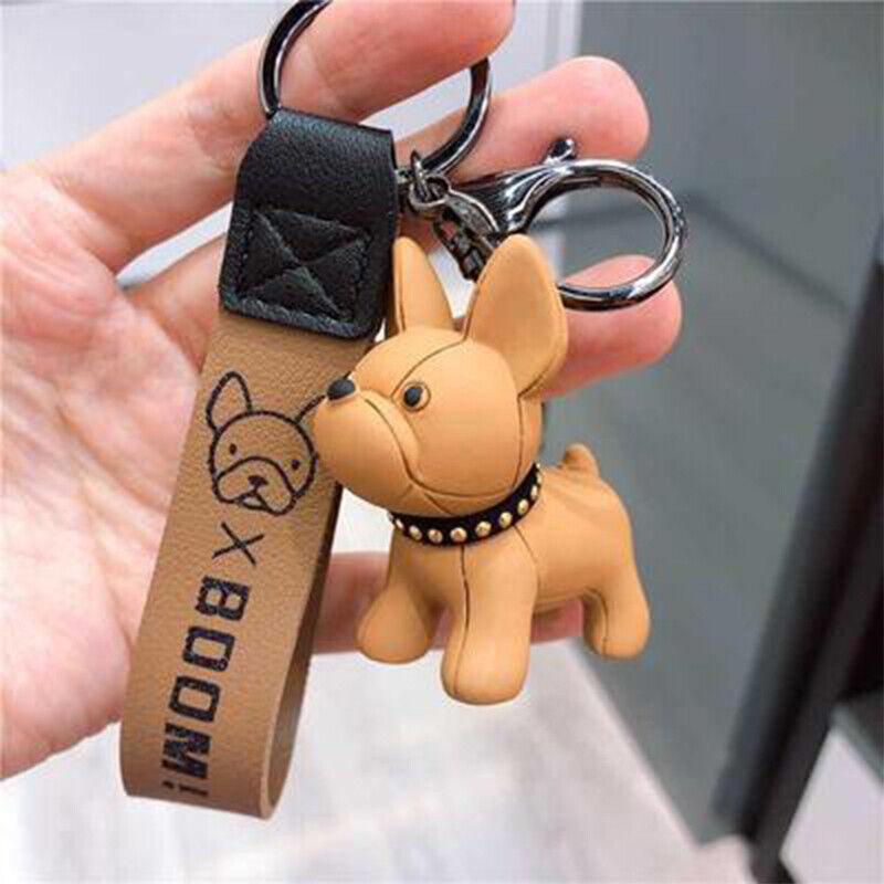 Creative Law Fighting Dog Cartoon Keychain Cute Doll Keychain Bag Pendant
