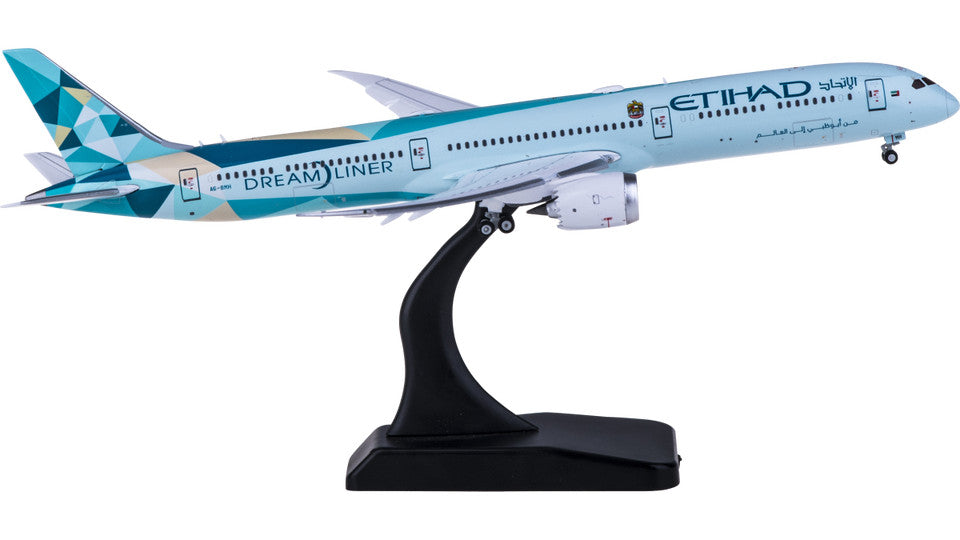 1:400 JC Wings ETIHAD BOEING 787-10 Passenger Airplane Flap Down Diecast Model