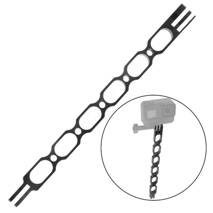 Aluminum 1/4 Extension Hole Rod Arm Mount Helmet For Gopro Max For Insta.360;
