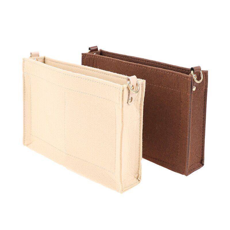 23*15.5*5cm Purse Organizer Toiletry Bag Chain Makeup Bag Insert Toiletry Pouch