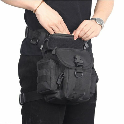 Outdoor Hiking Shoulder Bag Waist Pack Pouch Waterproof Nylon Climbing Hunting