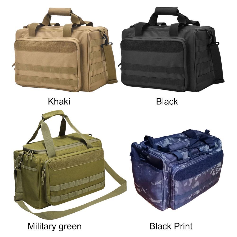 Tactical Range Bag Molle System Pouch 900d Oxford Waterproof Gun Case Pack Kit