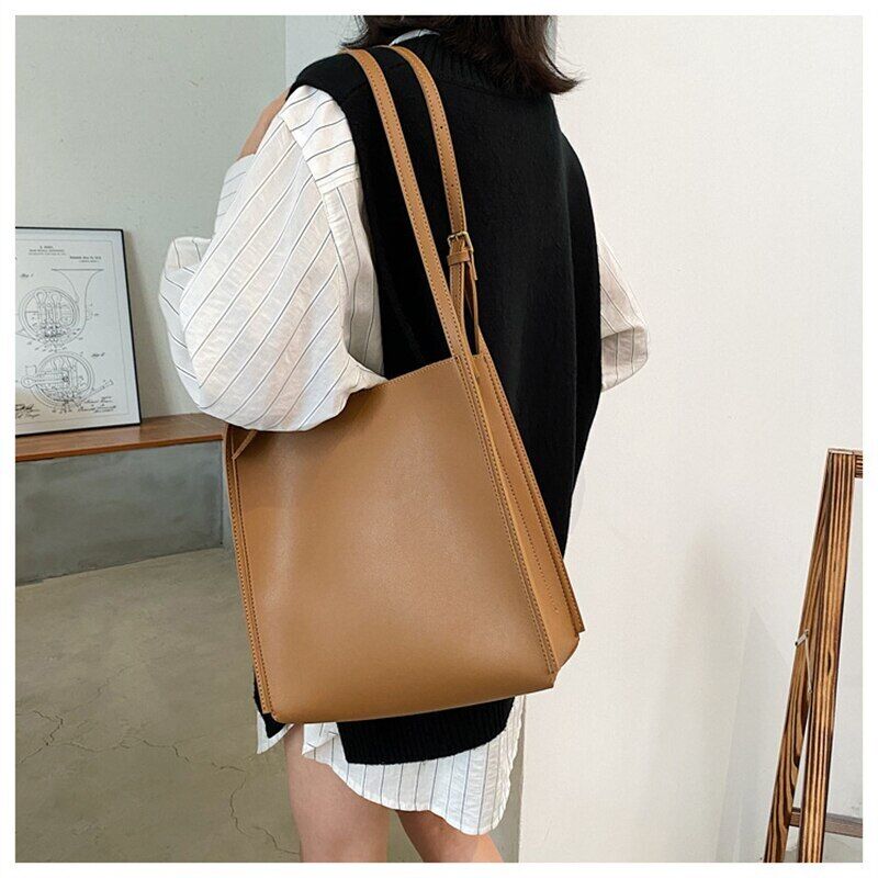 Women Tote Bag Shoulder Leather Handbag Shopper Bag Women