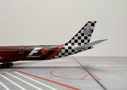 1:400 YY Wings ETIHAD AIRBUS A340-600 2017 Passenger Airplane Diecast Model