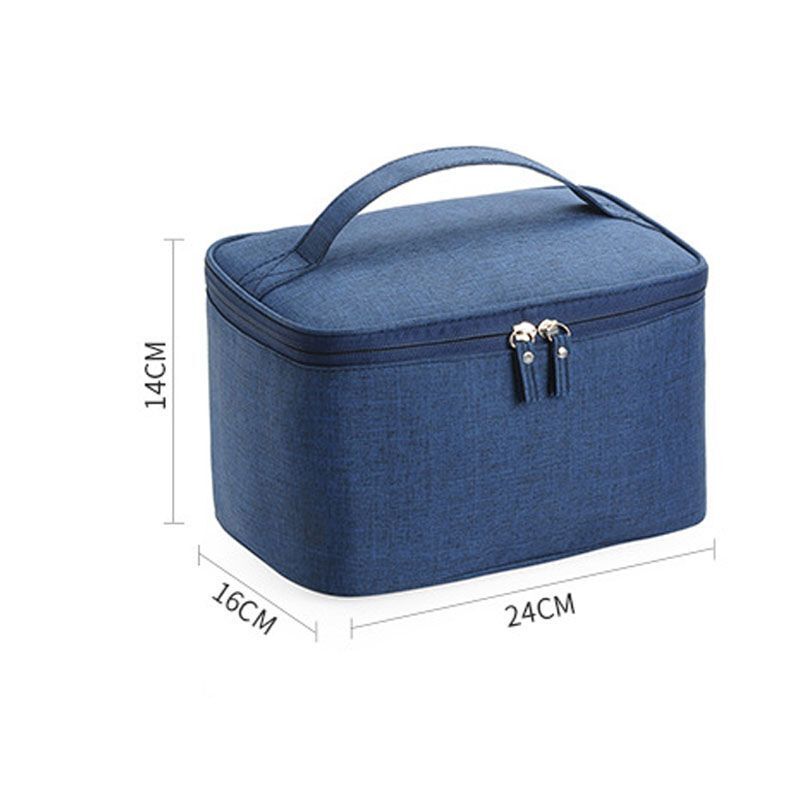Big Cosmetic Bag Travel Outdoor Storage Pouch Waterproof Makeup Case 24*16*14 CM