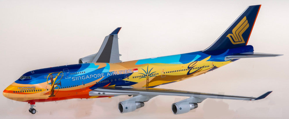 1:200 SQ Wings Singapore Airlines B747-400 Passenger Diecast Airplane Model