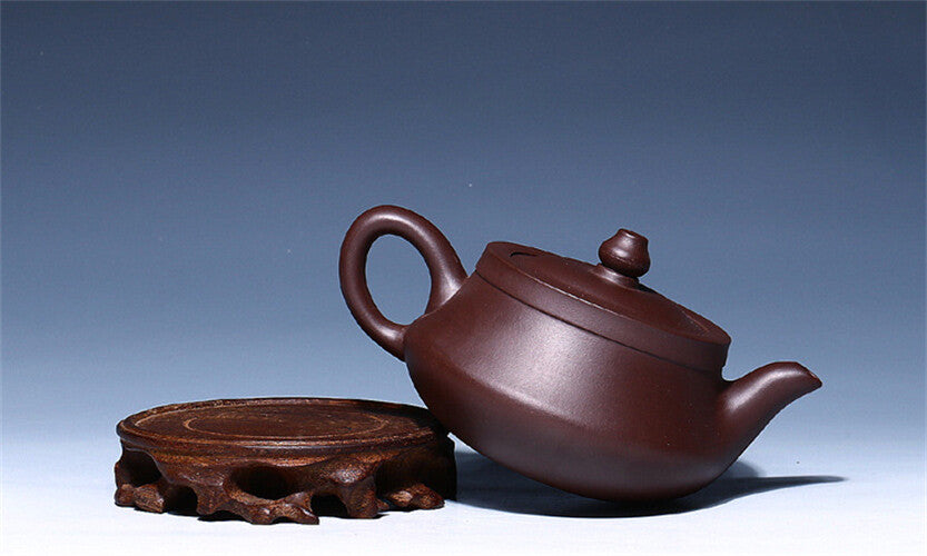 5.9" Chinese Yixing Zisha Original Ore Qingshui Clay Tea Pot Marked Home Collect