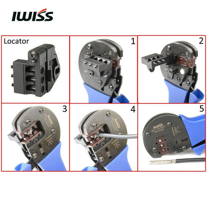 IWS-2546S MC4 Solar Crimping Plier Hand Crimper Crimp Range 2.5/4/6mm2 14-10AWG
