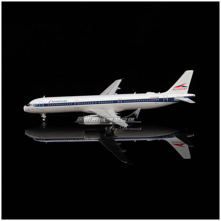 1:400 GeminiJets American AIRBUS A321 Passenger Airplane Diecast Aircraft Model