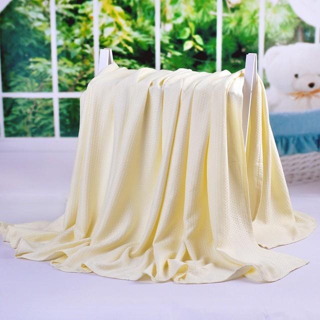 Original Bamboo Soft Summer Bedding Textured Blanket Twin Full Size Queen King