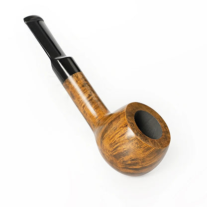 Handmade Bramble Pipe Short Warm Nose Tube Handle Pipe Holder -