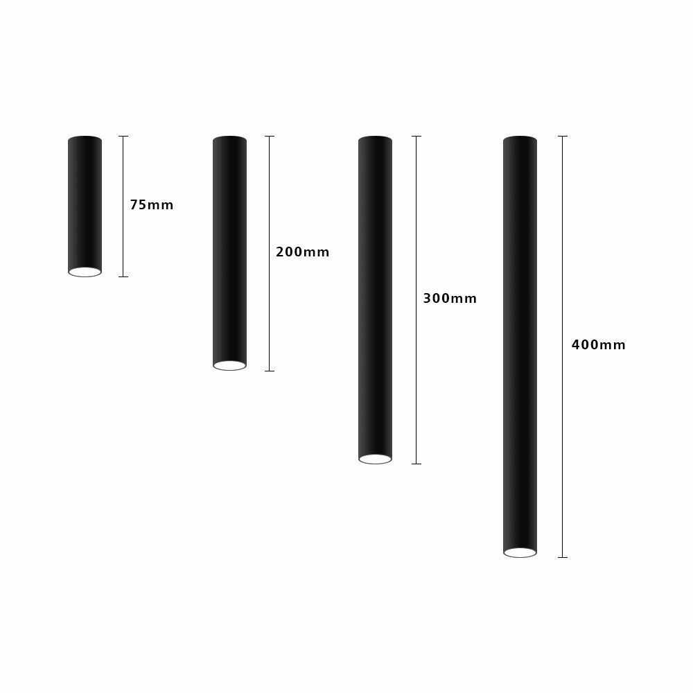 LED Downlight Long Tube Surface Mounted Spot Modern Aluminum Light Indoor Room
