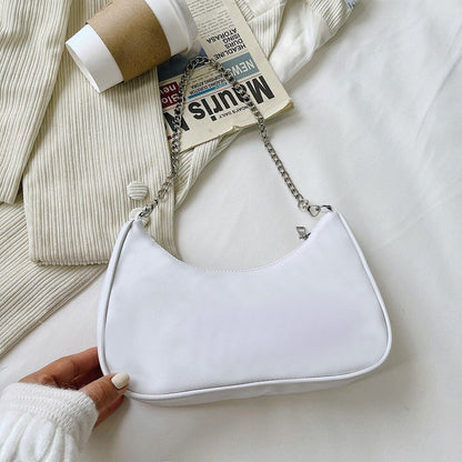Women's Bag Solid Color Armpit Underarm Shoulder Bags Handbag Purse 270*160*60mm