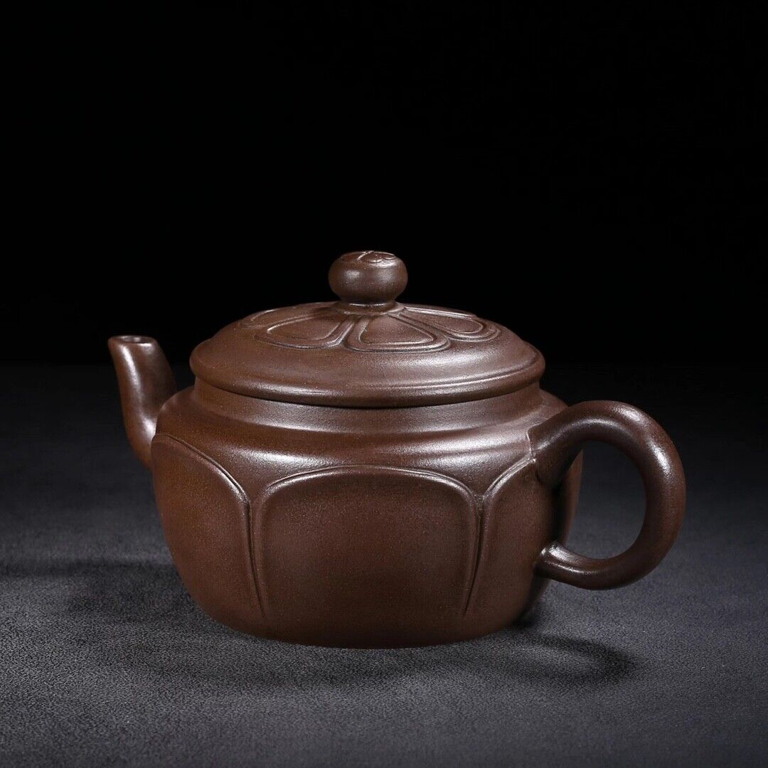 Chinese Yixing Zisha Clay Handmade Exquisite Teapot （凌花 底款：高海庚）