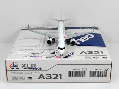 1:400 JC Wings AIRBUS A321neoXLR Passenger Airplane Diecast Aircraft Model