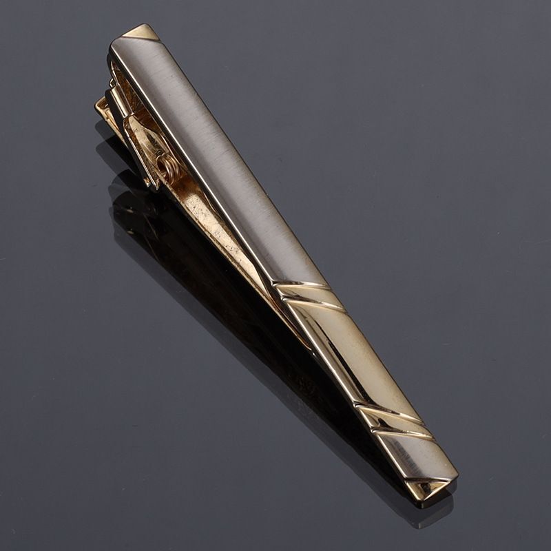 Men Business Necktie Clips 5.5cm Metal Ties Classic Simple Fashion Clasp Jewelry
