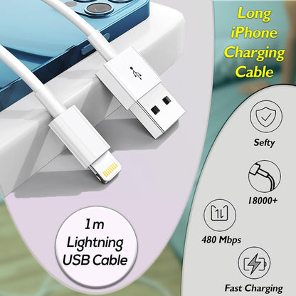 Fast USB Data Charger lot Cables Cords For Apple iPhone 5 S 6 7 8 13 14 X Plus