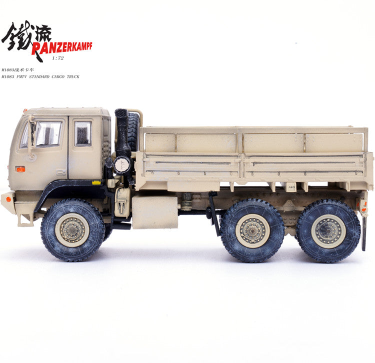 PANZERKAMPF 1/72 US FMTV M1083 Tactical Truck Model Desert Steerable Front Wheel