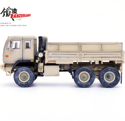 PANZERKAMPF 1/72 US FMTV M1083 Tactical Truck Model Desert Steerable Front Wheel